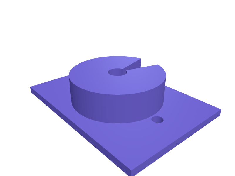 Air-hose reel wall guide 8 mm, 3D printable part