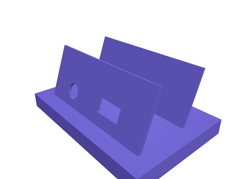 Airspy HF+ Discovery desk stand, 3D printable part