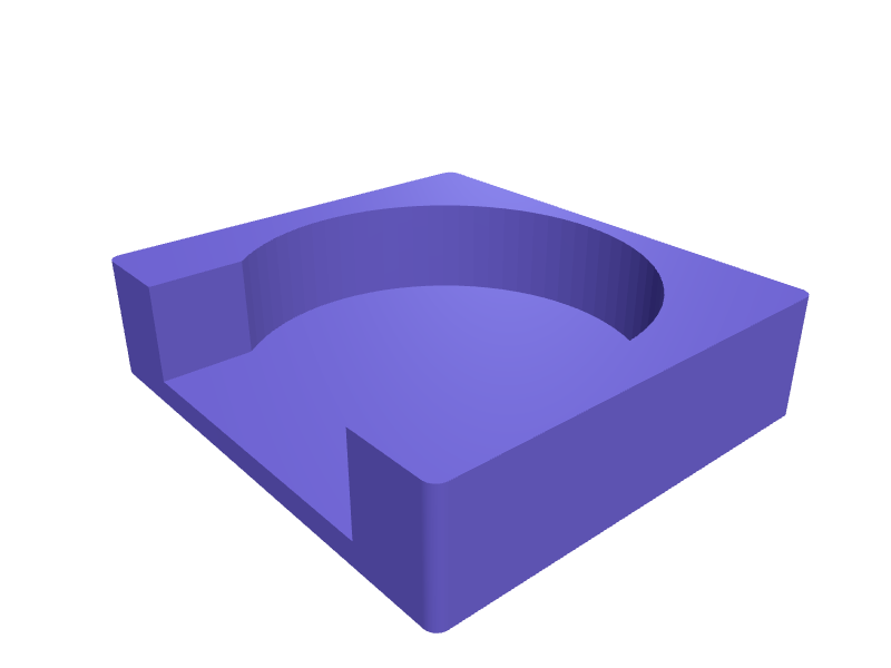 AirTag hidden pocket for a MacBook sleeve, 3D printable part