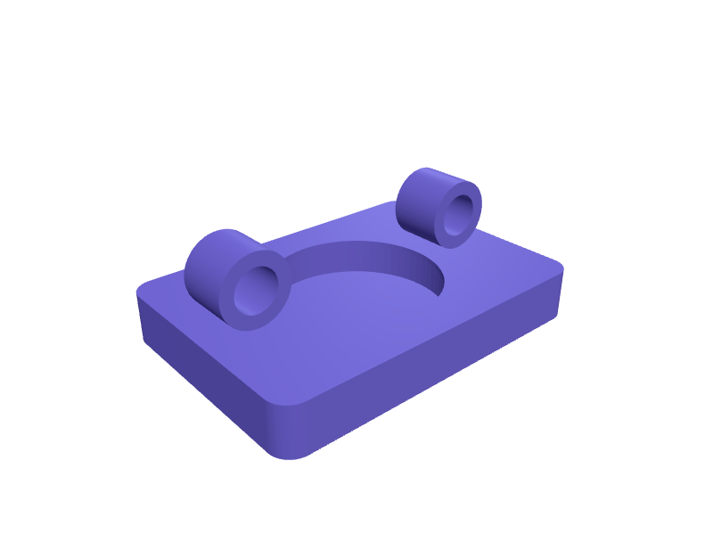 AirTag saddle-rail stealth cover, 3D printable part