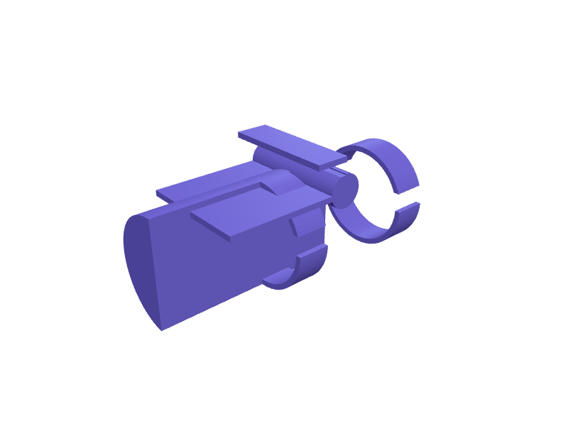 Apple Vision Pro battery-pack belt clip, 3D printable part