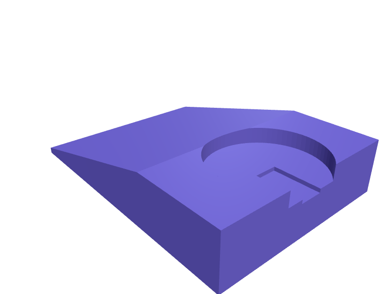 Apple Watch Series 11 nightstand angle wedge, 3D printable part