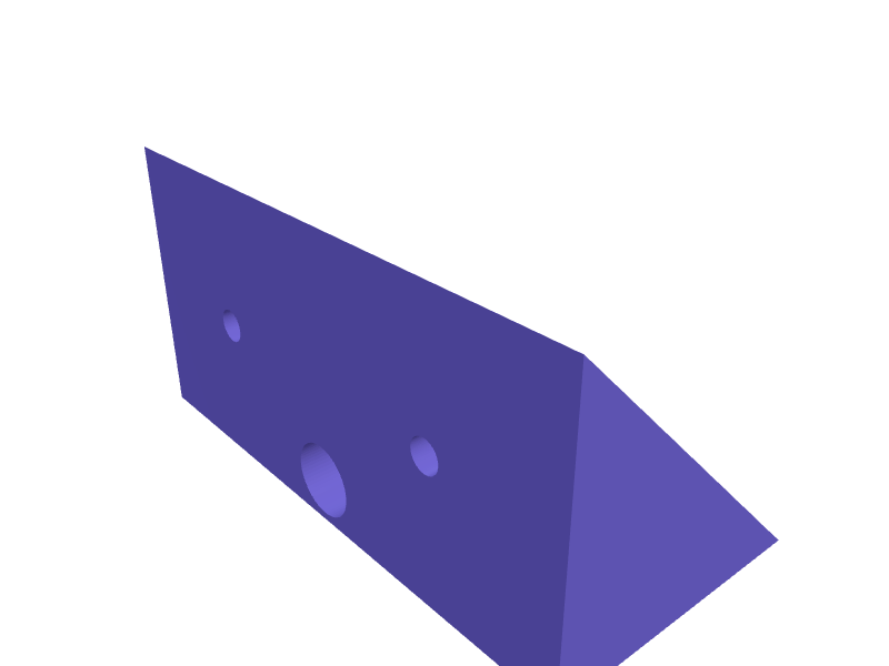 Aqara Presence Sensor FP2 45-degree corner bracket, 3D printable part