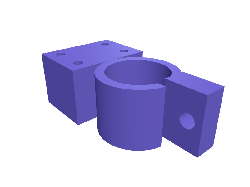 Audient EVO 4 mic-stand clamp, 3D printable part