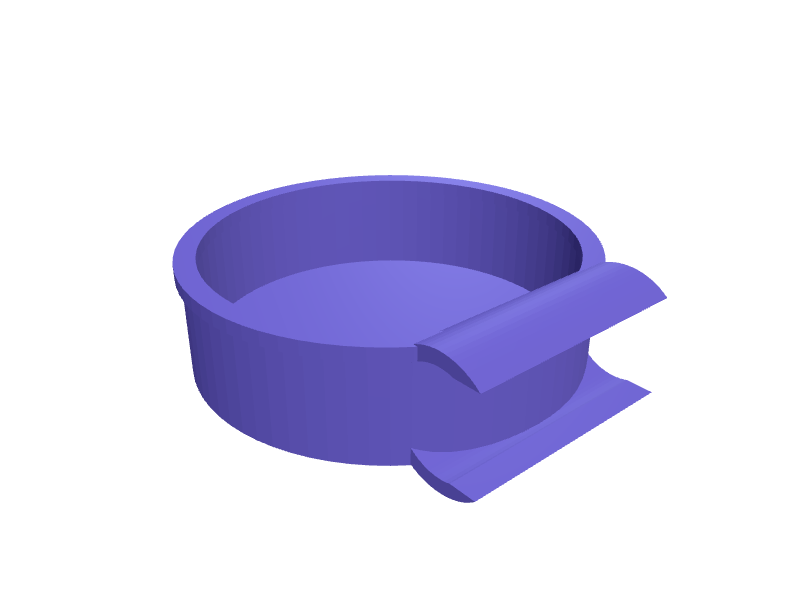 Away Bigger Carry-On handle AirTag clip, 3D printable part