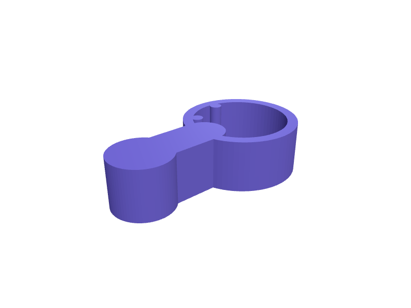 BabyBjörn bouncer toy-bar clip, 3D printable part