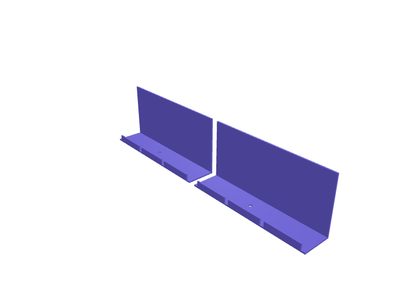 Bambu Lab H2D build-plate wall rack, 3D printable part