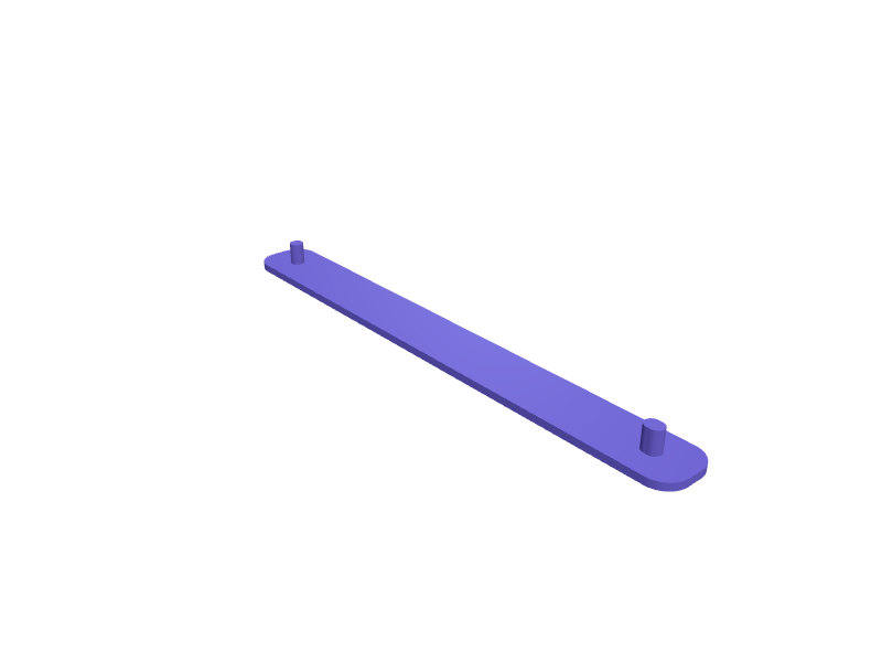 Chain-wear hook 0.5 and 0.75 percent, 3D printable part