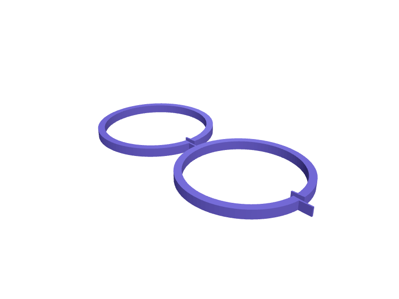 Cosori Dual Blaze basket-divider clip, 3D printable part