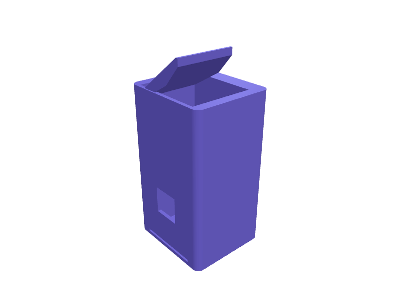 Dunlop Tortex pick dispenser box for 30 picks, 3D printable part
