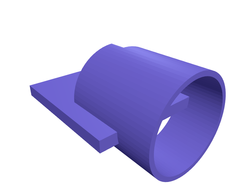 Dyson Supersonic Nural wall holder, 3D printable model preview