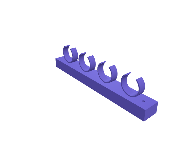 Dyson V10 cyclone tool rail, 3D printable part