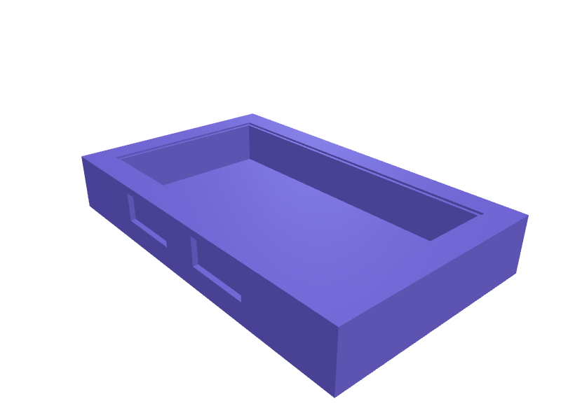 Framework Laptop 16 GPU module storage tray, 3D printable part