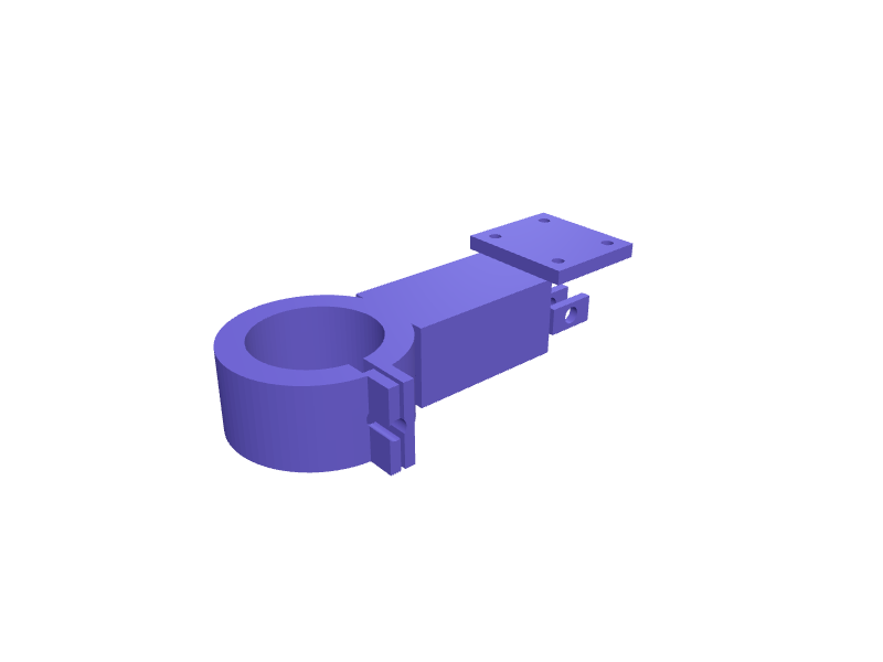 Hammerhead Karoo 3 out-front mount, 3D printable part