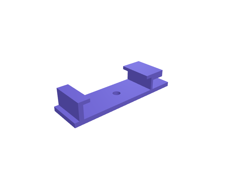 Home Assistant Yellow DIN-rail clip, 3D printable part