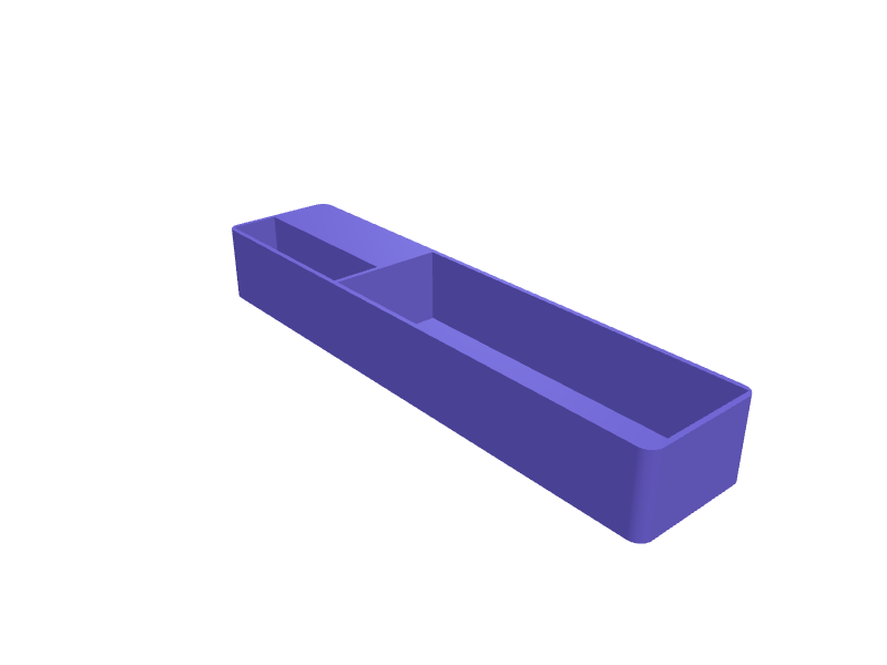 VW ID. Buzz front seat-gap tray, 3D printable part