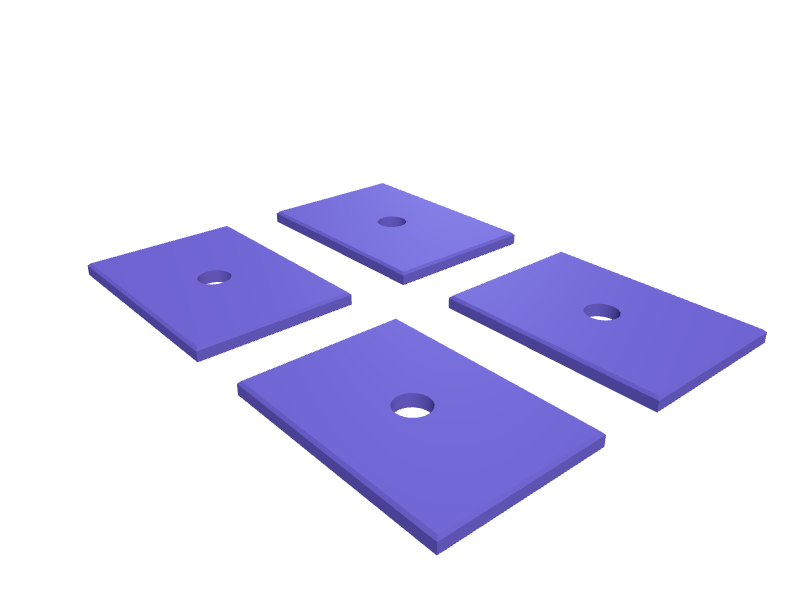 IKEA METOD hinge spacer 2 mm, 3D printable part
