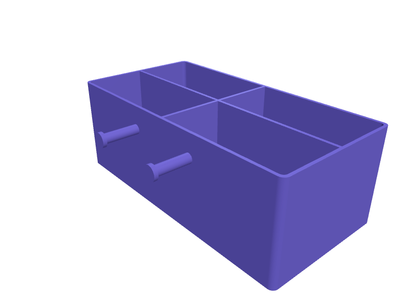 IKEA SKÅDIS holder for Festool Domino tenons, 3D printable part