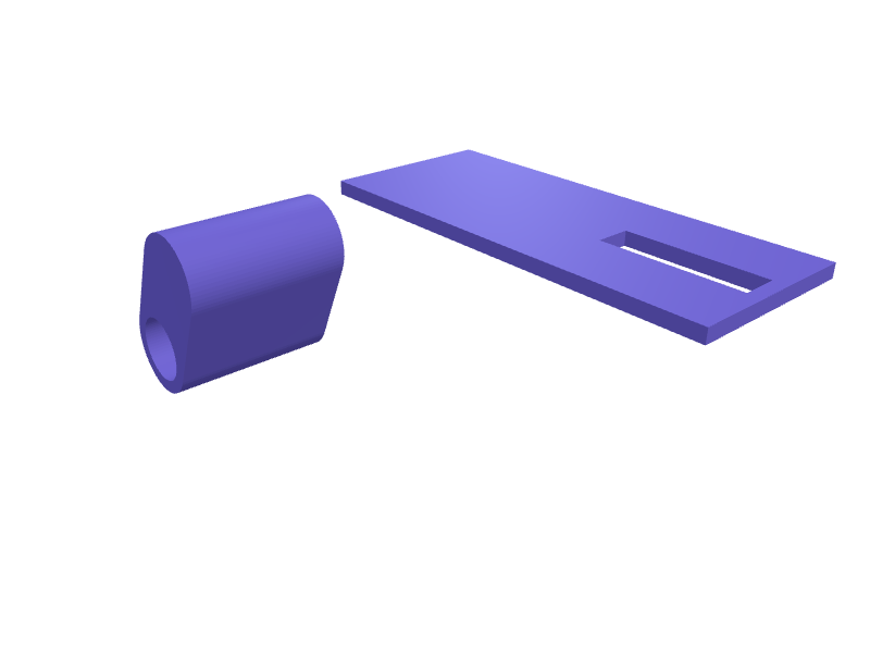 IKEA SKUBB hanger-connector clip, 3D printable part