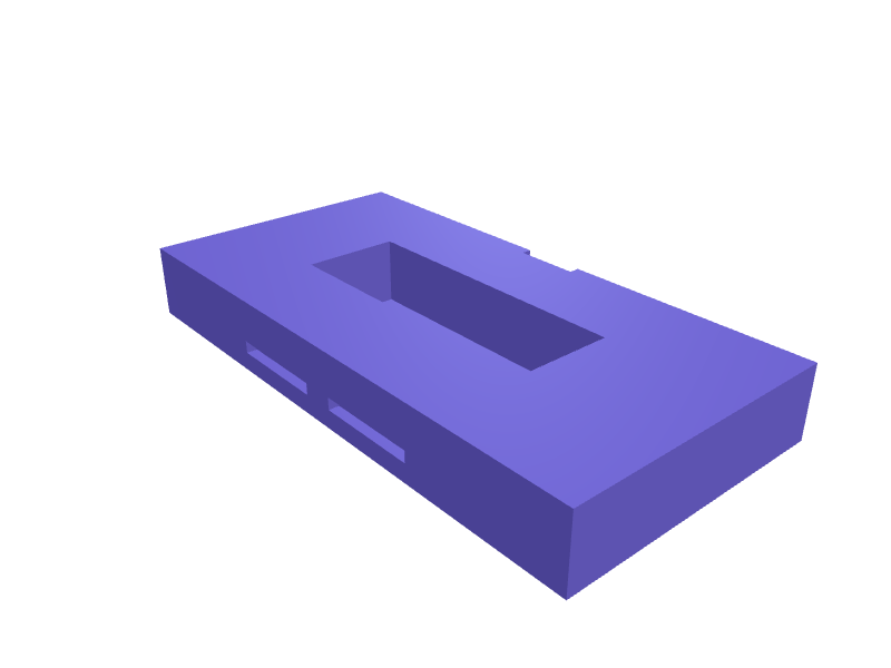 Mac mini M4 HDMI and SD dongle tray, 3D printable part