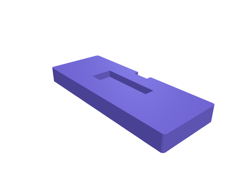 MacBook Air M4 USB-C hub under-clamshell tray, 3D printable part