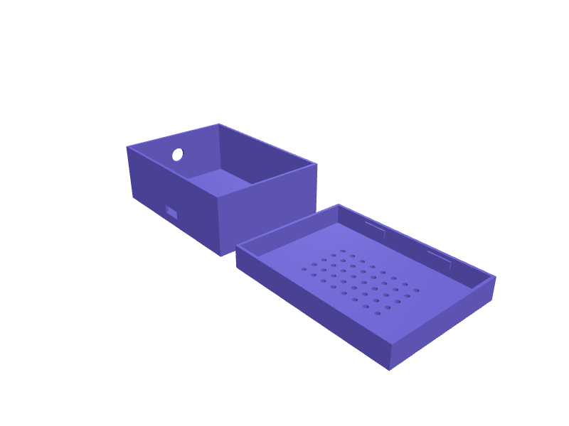 Matter Thread border-router case for nRF, 3D printable part