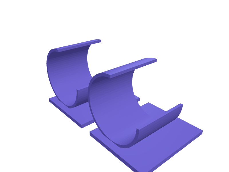 Meta Quest 3 controller wall hooks pair, 3D printable part