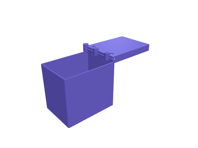 MTG Commander deck box for 100 sleeved cards, 3D printable part