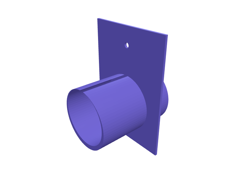 NACS to J1772 adapter holster, 3D printable part
