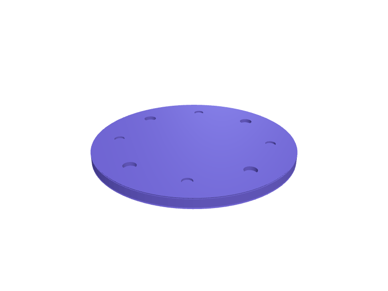 Nanit Pro floor-stand weight plate, 3D printable part