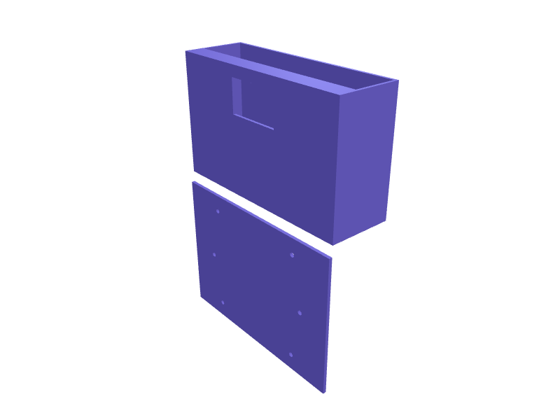 Nintendo Switch OLED dock wall mount holder, 3D printable part