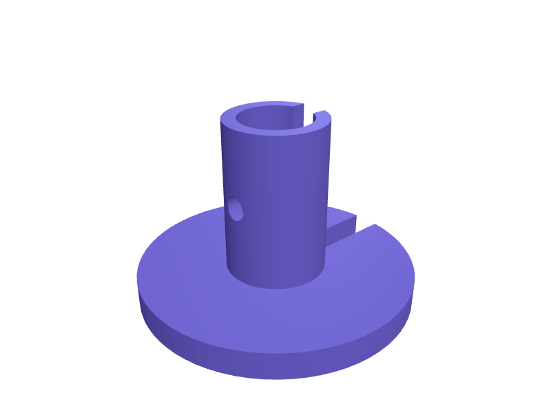 Oscillating-tool depth-stop collar, 3D printable part