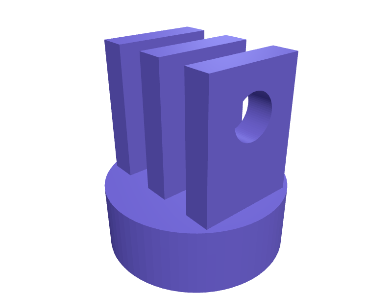 Peak Design Bike Mount to GoPro adapter, 3D printable part