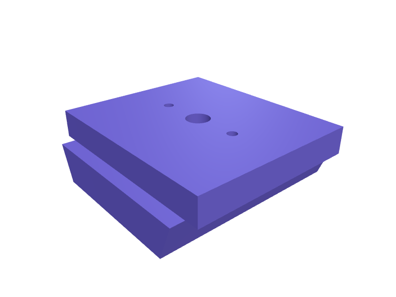 Peak Design Capture v3 to Arca adapter, 3D printable part