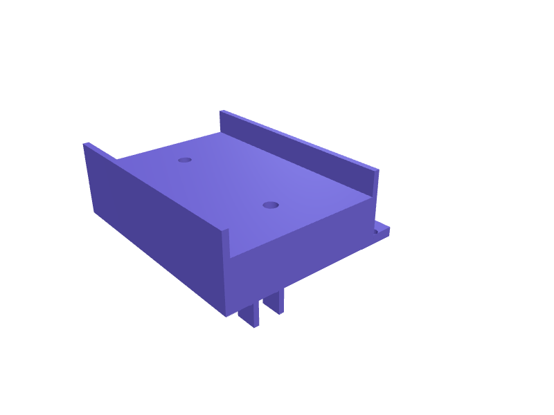 Plane-blade sharpening jig 50 mm, 3D printable part