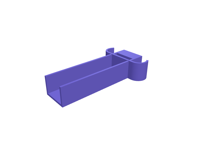 Pro Display XDR stand cable tidy, 3D printable model preview