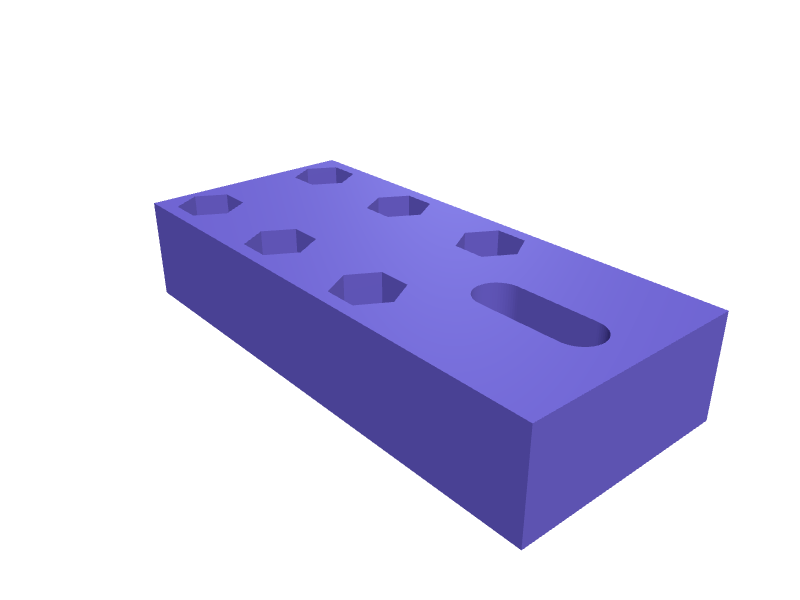 Prusa MK4S ObXidian nozzle-swap caddy, 3D printable part