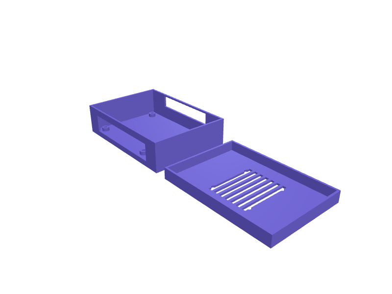 Raspberry Pi 5 Hailo HAT case, 3D printable part