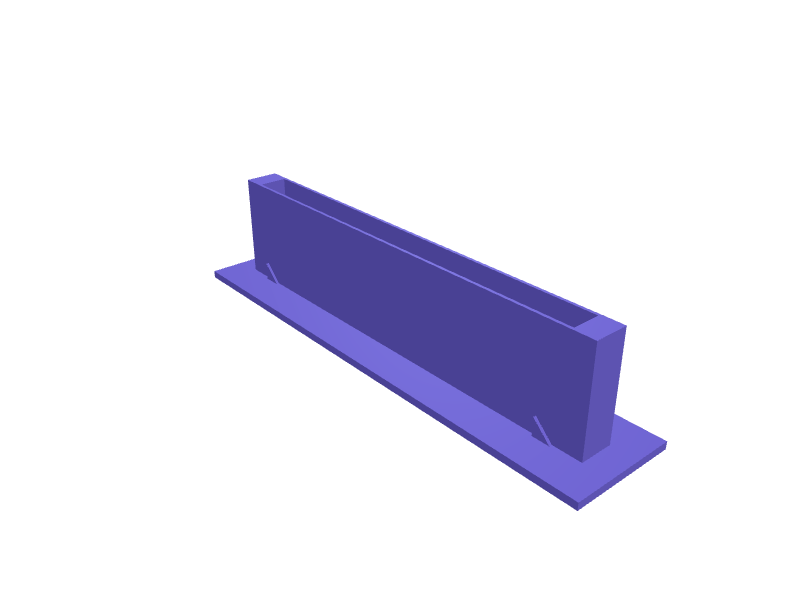Raspberry Pi 500+ vertical stand, 3D printable part