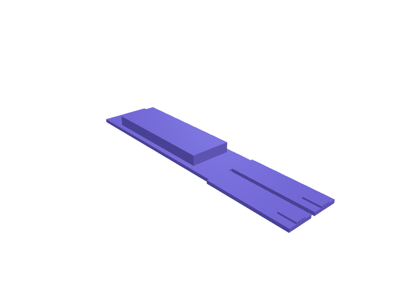 Rotor-truing fork 160 to 203 mm, 3D printable part