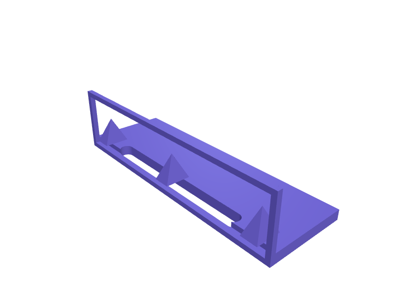 Router edge-guide clamp-on fence, 3D printable part