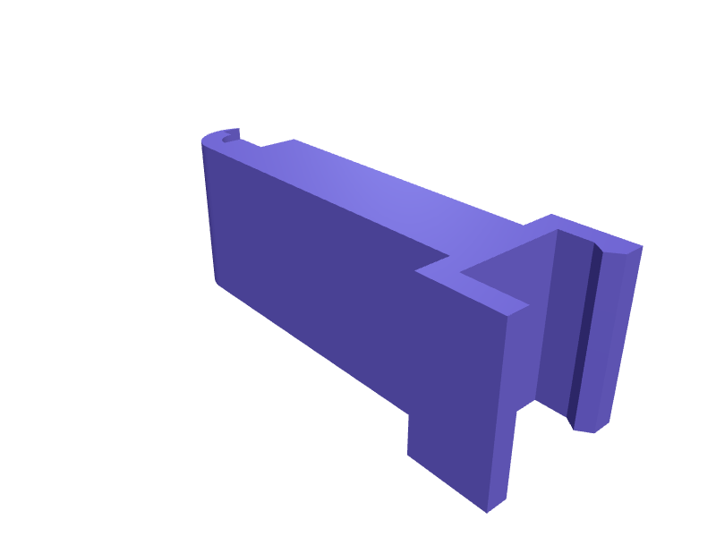 RTL-SDR V4 dipole-arm clip, 3D printable model preview