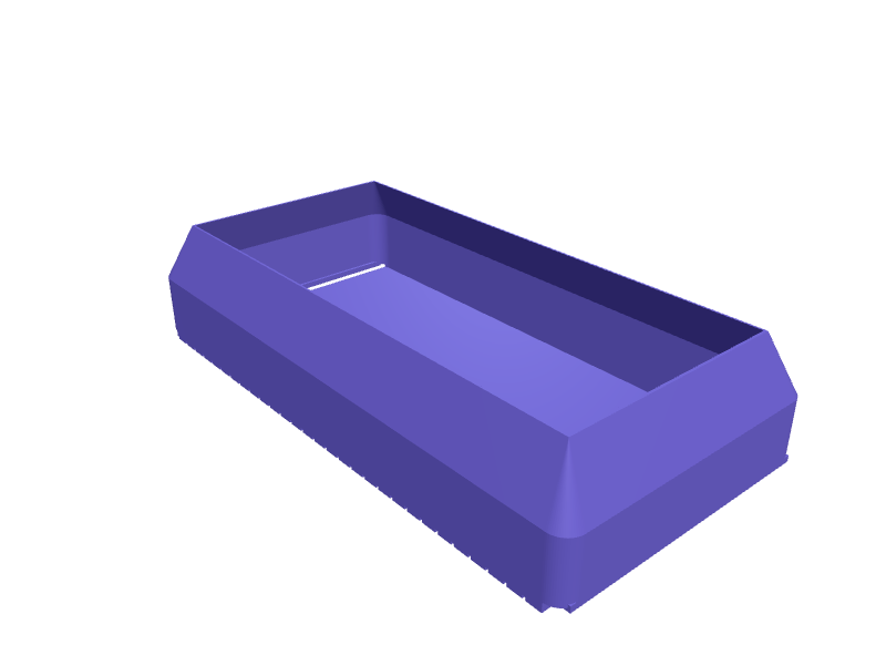 Sanding block for 93 mm 1/3 sheets, 3D printable part