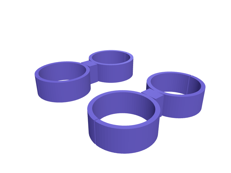 Shokz OpenSwim Pro goggle strap clip, 3D printable part