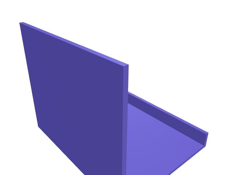 Slim bookend pair with anti-slip base, 3D printable part