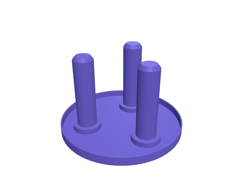 SodaStream Terra bottle drying tree, 3D printable part