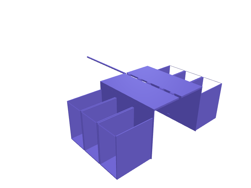 Sofa arm remote control caddy, 3D printable part
