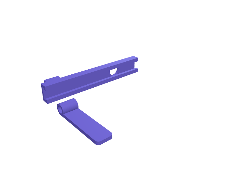 Steam Deck 2 travel kickstand with case lip, 3D printable part