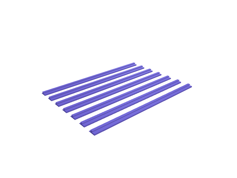 Track-saw splinter-guard replacement strip, 3D printable part
