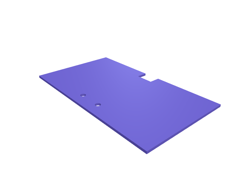 UniFi Express 7 wall shelf, 3D printable part
